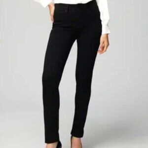 White Black Market Slim Ankle Solid Black Pants Size 8L NWOT